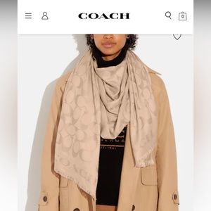 NWT Coach Signature Shawl